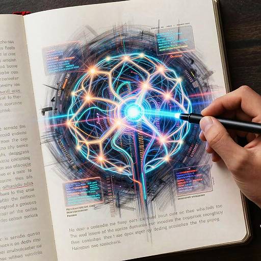 Futuristic AI Digital Artist