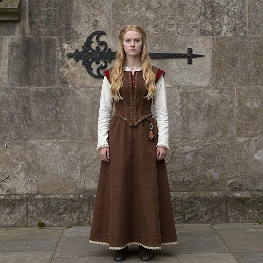 Young Woman in Medieval Irish Costume