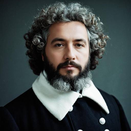 Man in Modest Moussorgsky Style Coat