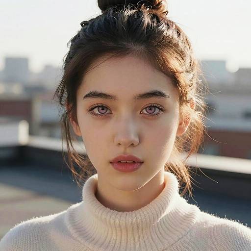 Photorealistic 8K Female Portrait Closeup