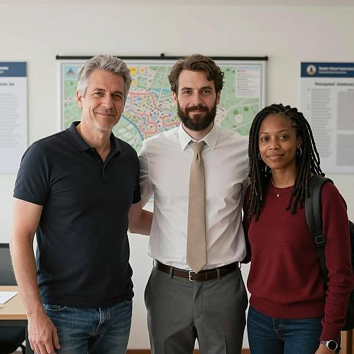 Casual Indoor Gathering with Three People