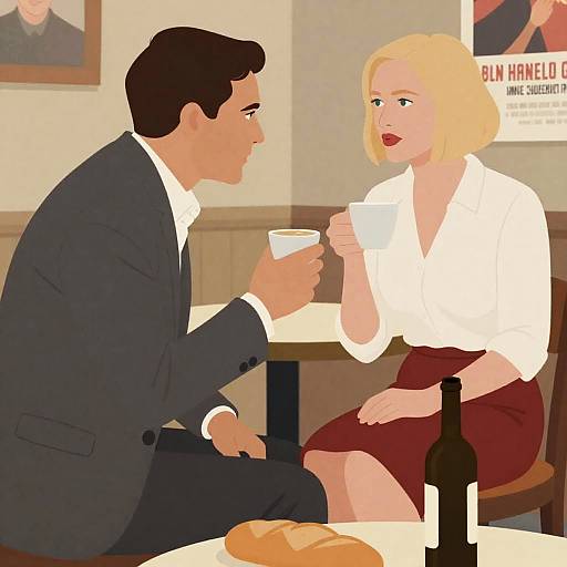 Dramatic Movie Poster Illustration