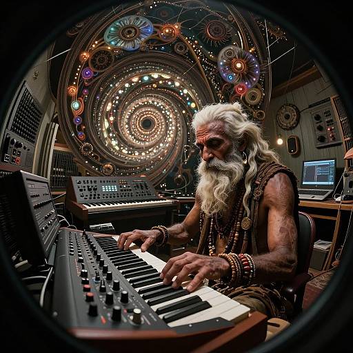 Fisheye Tribal Sadhu Synth Studio