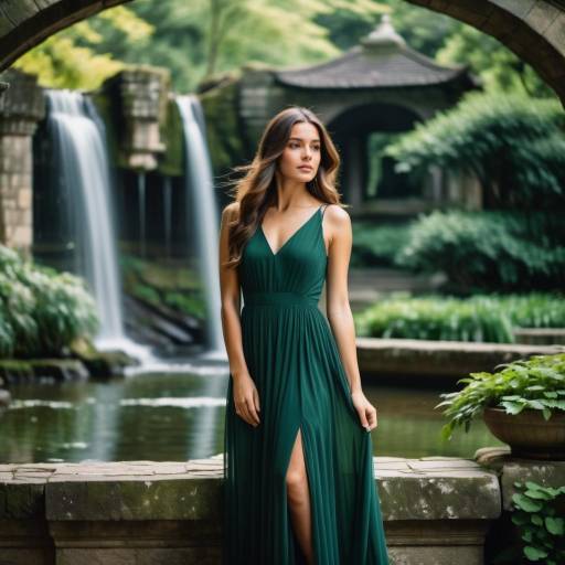 Tranquil Portrait of a Young Woman