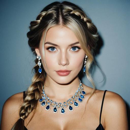 Stunning Solo Portrait with Elegant Hairstyle