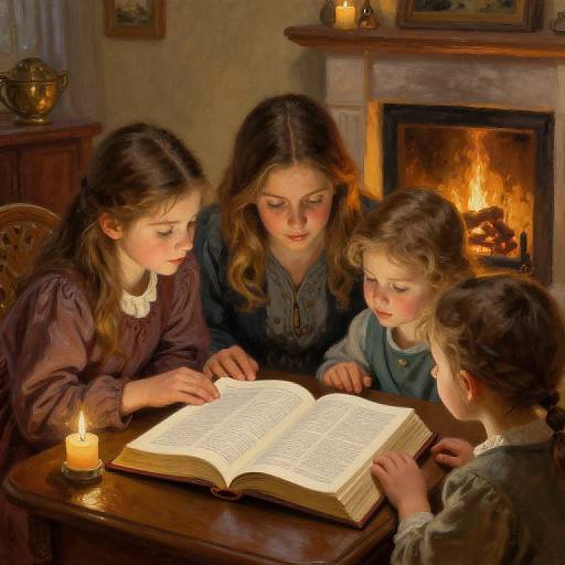 Cozy Evangelical Family Bible Reading