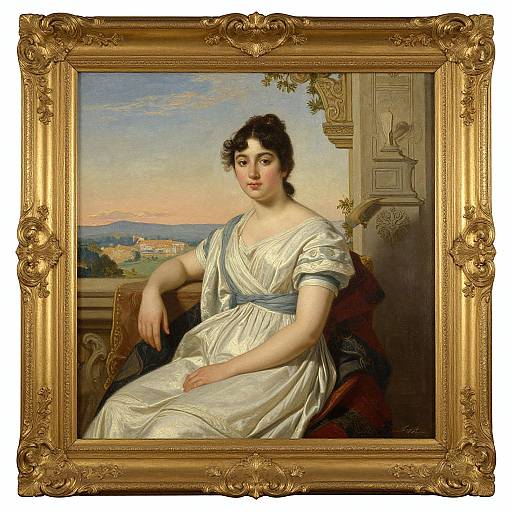 19th Century Classical Woman Portrait