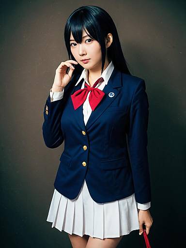 Realistic Azusa Nakano Cosplay Photo