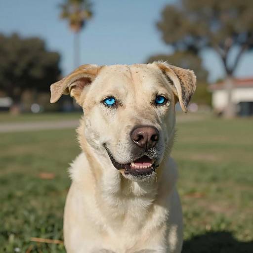 Hyper-Detailed Dog Portrait in Park