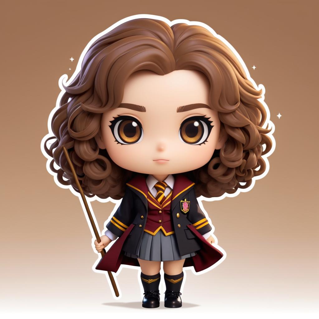 Adorable Chibi Hermione Granger Art