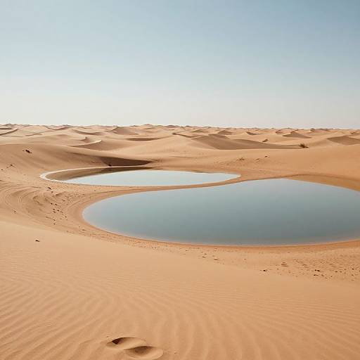 Desert Mirrors Reflecting Parallel Worlds
