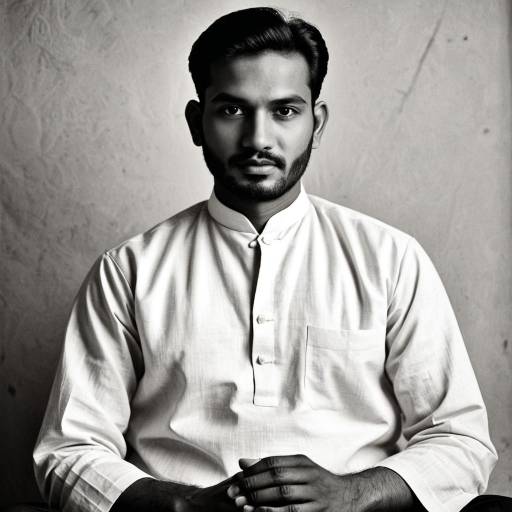 Portrait of Man in Traditional Maharashtrian Outfit