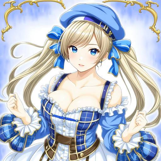 Illustration of Cucouroux (granblue fantasy), granblue fantasy in the style of Takano yuki (allegro mistic)