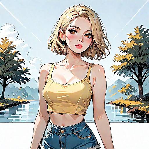 Cinematic Outdoor Fashion by Sunlight