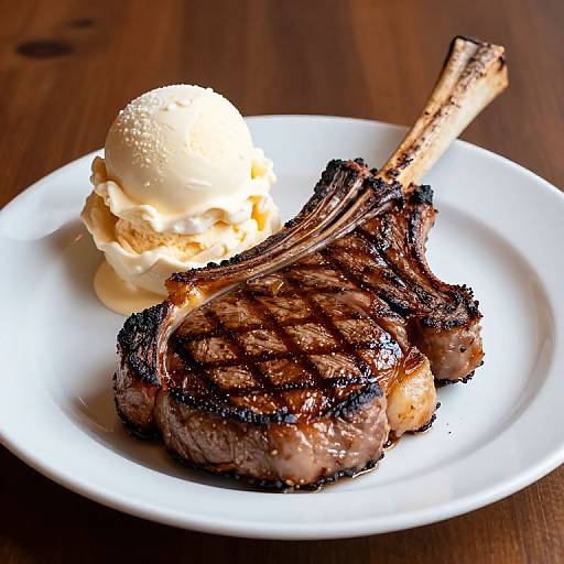 Decadent Ice Cream Tomahawk Sundae