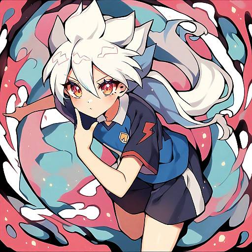 Illustration of Hakuryuu (inazuma eleven), inazuma eleven (series) in the style of Kyouda suzuka