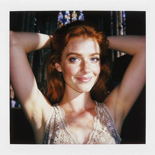 Intricate Portrait of a Cheeky Redhead
