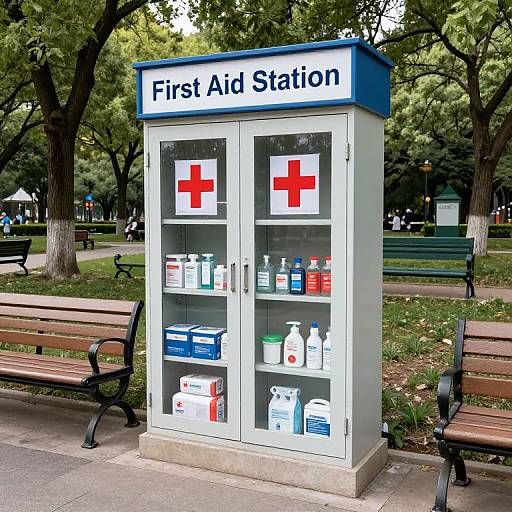 Public Park First Aid Station