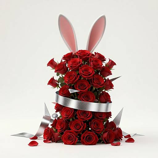 Edgy Modern Easter Floral Fashion