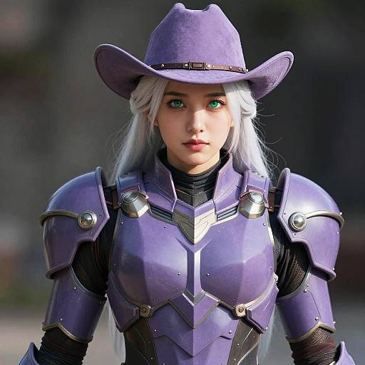 High-Quality Cinematic Armor Portrait