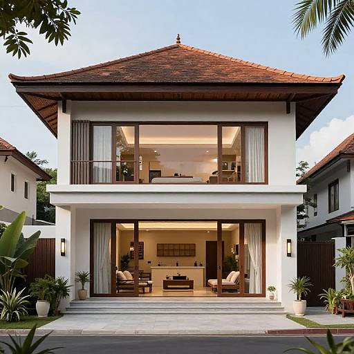 Modern Balinese Mystical One-Story Villa