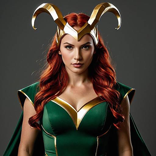 Female Loki-Inspired Halloween Costume