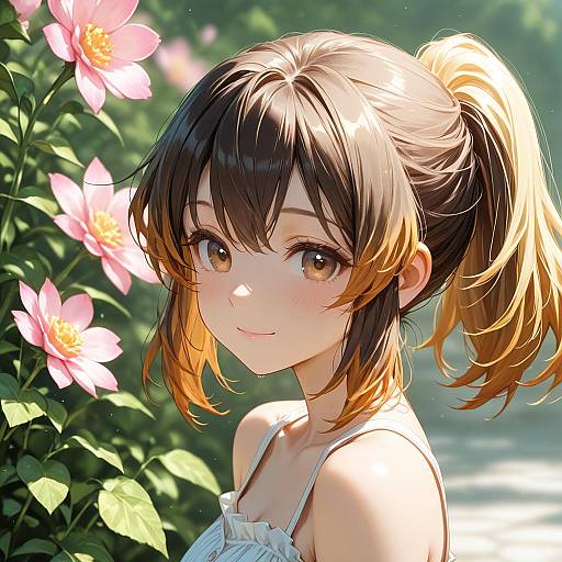 Kimetsu No Yaiba Style Anime Girl