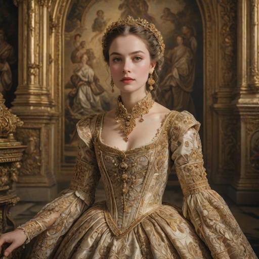 Elegant Baroque Portrait of a Woman