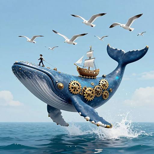 Steampunk Blue Whale Adventure