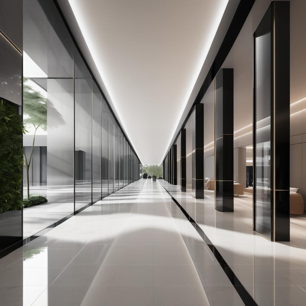 Sophisticated Minimalist Hotel Entrance Design