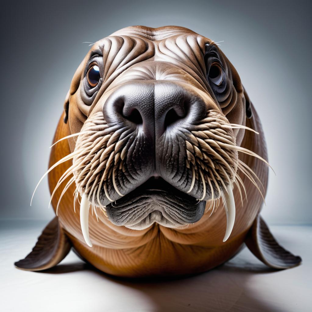 Wacky Walrus with Fisheye Lens