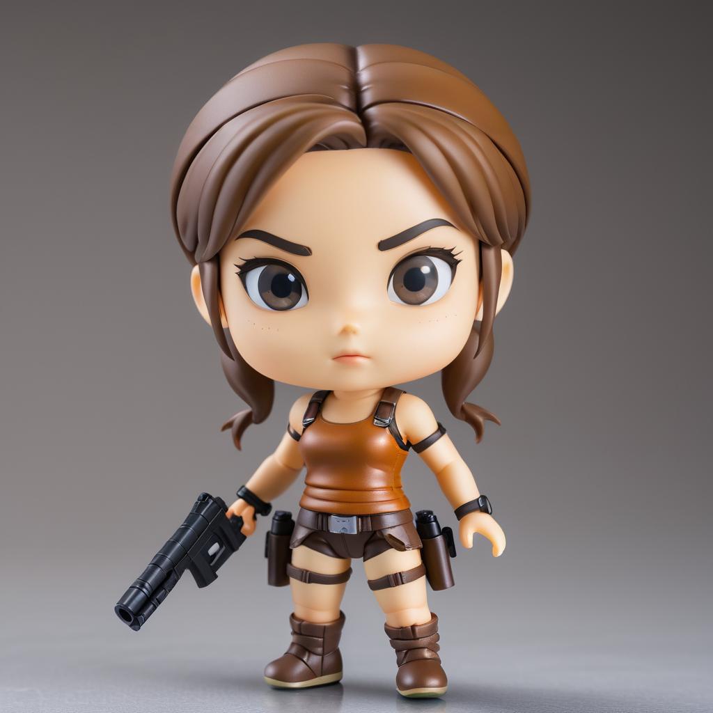 High-Resolution Nendoroid Lara Croft Figure