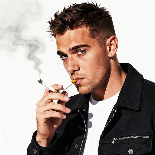 Andrew Tate Cigarette Digital Art