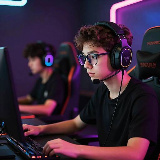 Teen Gamer Intense RGB Setup