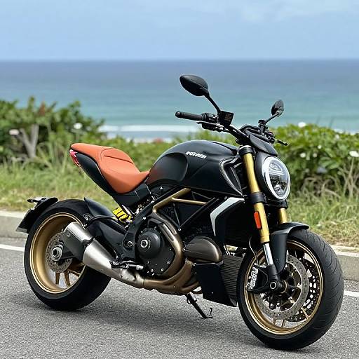 Ducati Diavel Facelift on Coastal Road
