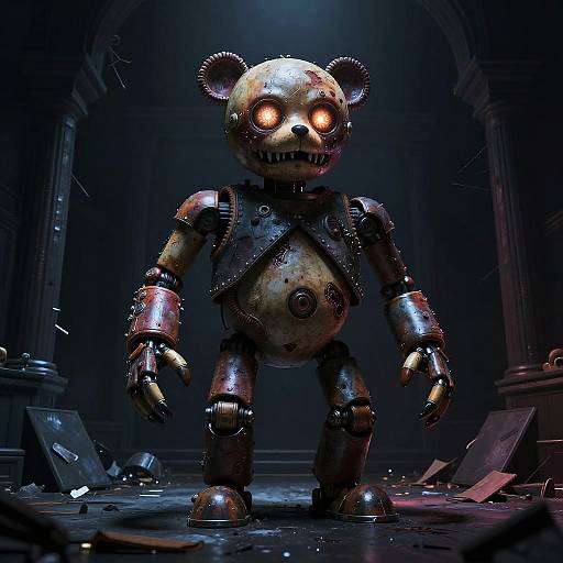 Decrepit Freddy Fazbear Horror Art