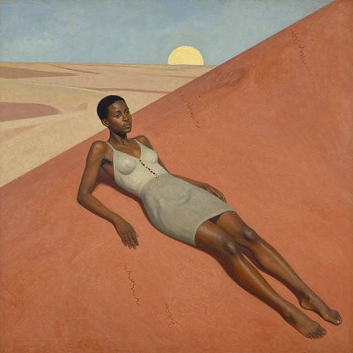 Oblique Afrofuturism Inspired Art