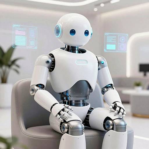 Calm Futuristic Fat Android Lounge