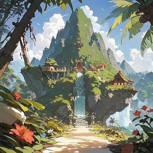 Rustic Tree House by Tropical Beach