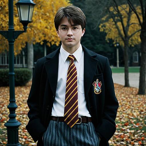 Harry Potter Inspired Halloween Scene