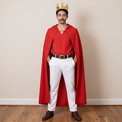 Regal Male Costume Party Attire