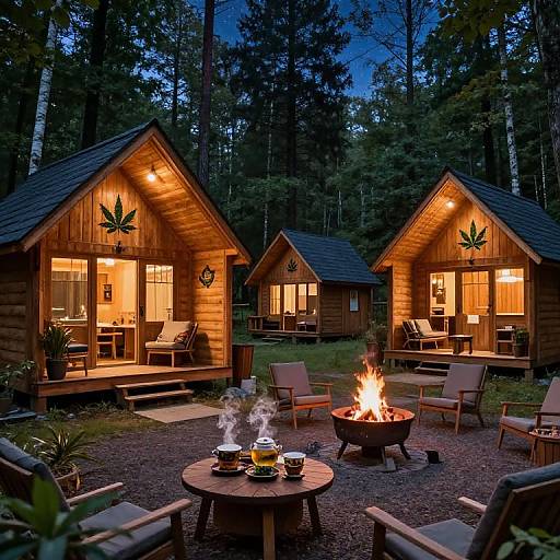 Eco-Friendly THC Forest Cabin Retreat