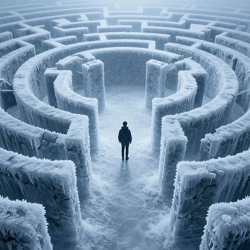 Ethereal Frost Labyrinth Scene