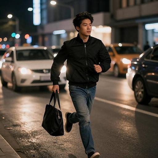 Dynamic Nighttime Urban Runner