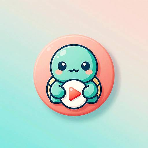 Teal Turtle Gamer YouTube Logo