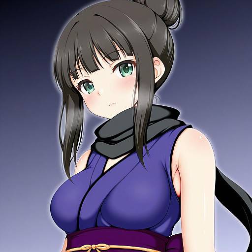 Illustration of Hamaguchi ayame, idolmaster in the style of Hosizora mikoto