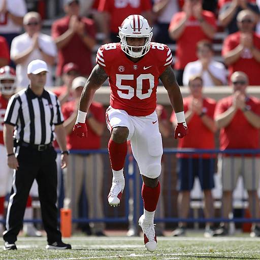 Action-Packed Football Game Moment