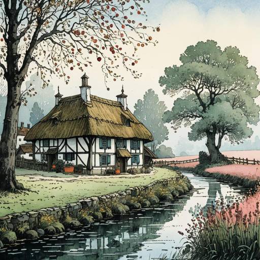 Charming Medieval Dutch Cottage by River