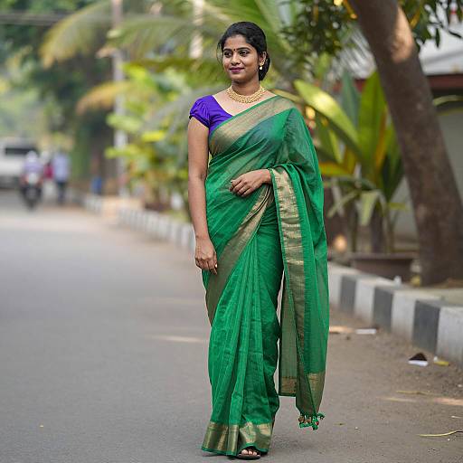 Elegant Jasmine Costume in Tropical Setting