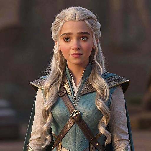 Pixar Style Daenerys Targaryen Portrait